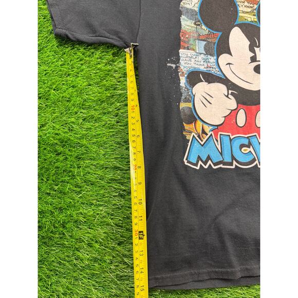 Disney Mickey Mouse T-Shirt Youth XL 14/16 Black Graphic Tee Cartoon Vintage - Picture 7 of 8